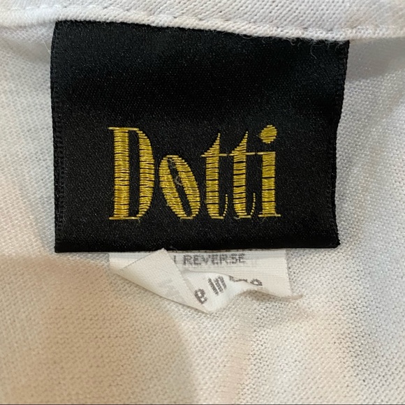 Dotti Solid White Bathing Suit Coverup Wrap Side tie Crossover Style Classic - Picture 6 of 6